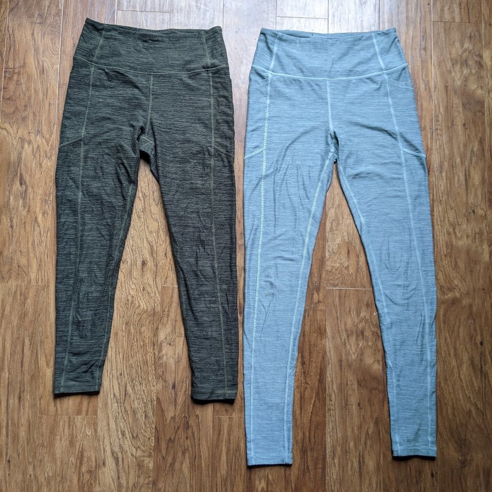 Victoria's Secret Incredible Essential Pocket Leggings Small/6 - Olive & Sage